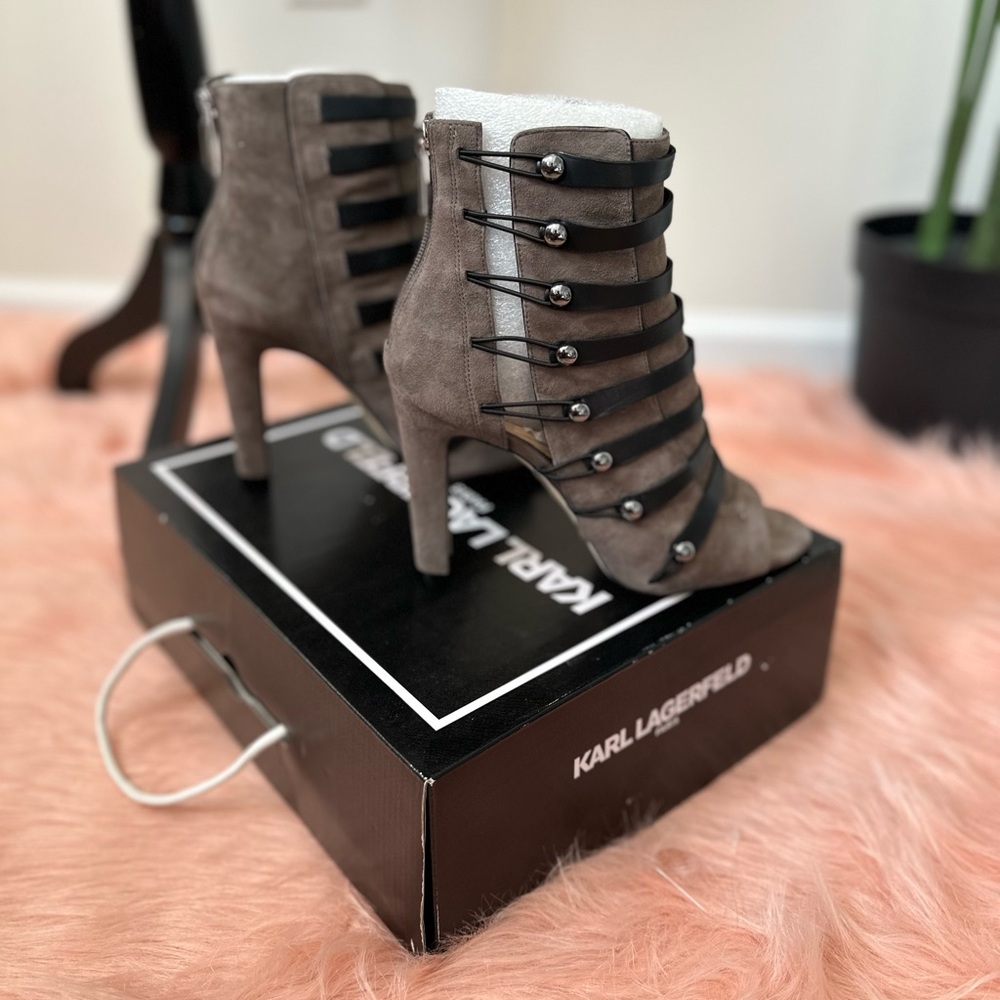 Karl Lagergeld Paris Gabby open toe boot - Picture 5 of 6